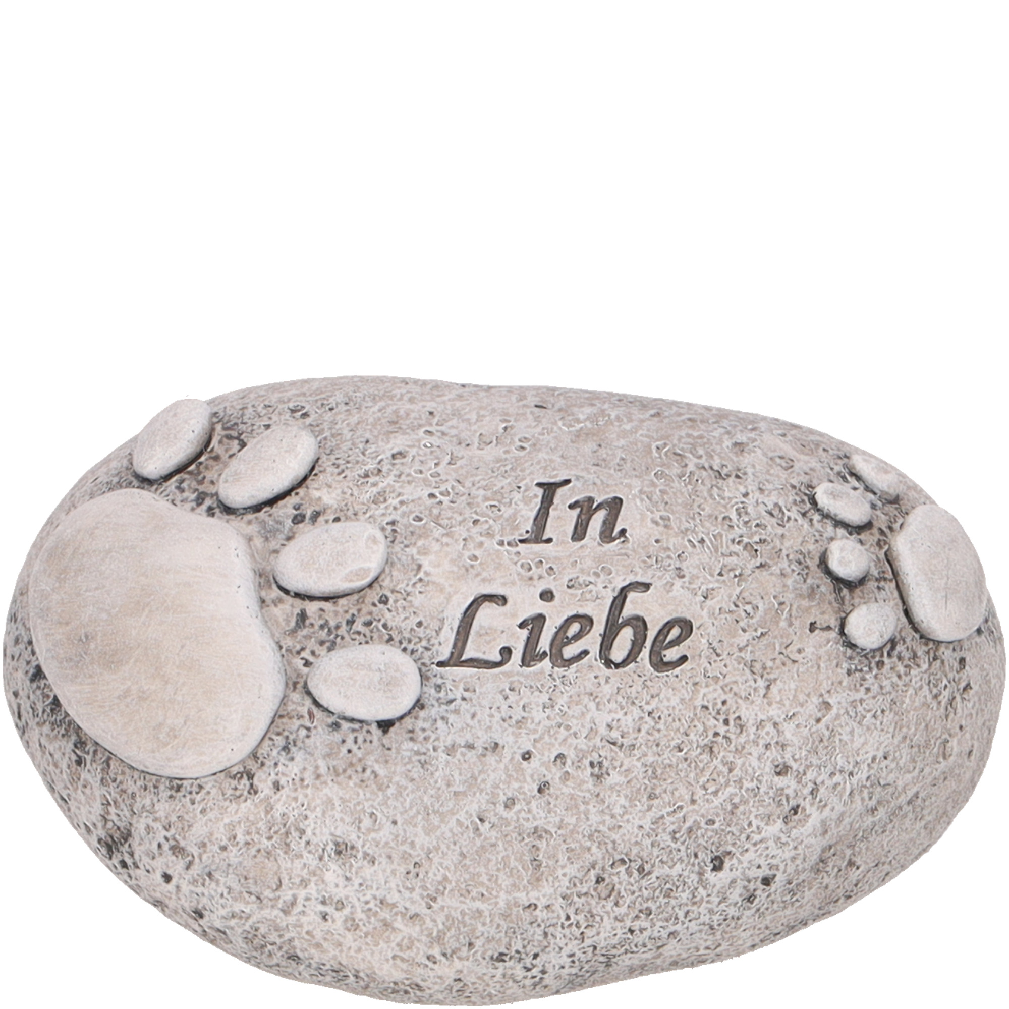  Poly Stein Falk, L12cm, H5,5cm, grau